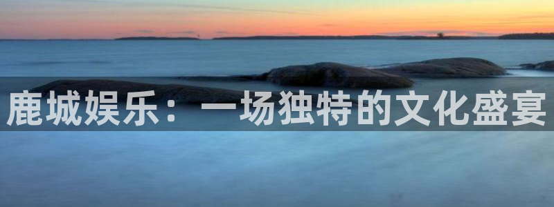 天辰娱乐手机客户端下载安装：鹿城娱乐：一场独特的文化盛宴