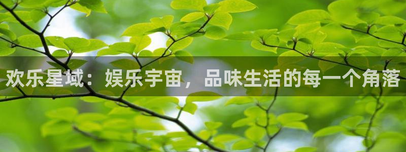 天辰娱乐游戏官网平台：欢乐星域：娱乐宇宙，品味生活的每一个角落